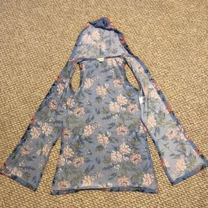 Hooded vest for girls